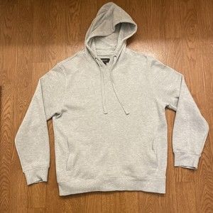 Be.Spoke Light Gray Pullover Hoodie Size Large